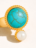 Chanson Turquoise Pearl Ring