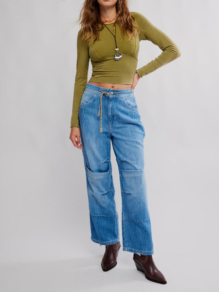 Protagonist Long Sleeve in Green Moss