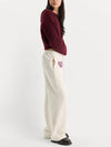 The Brushed Fleece Sweatpant in Oatmeal