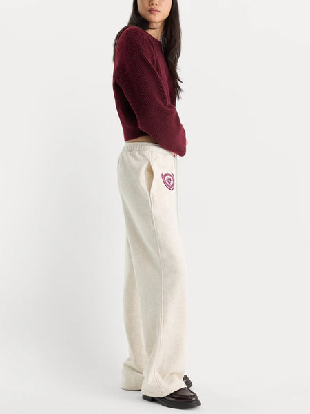 The Brushed Fleece Sweatpant in Oatmeal
