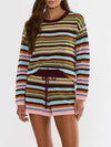 Beach Sweater in Paradise Stripe