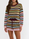 Beach Sweater in Paradise Stripe