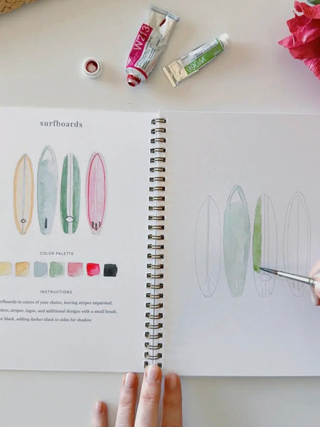 Tropical Watercolor Workbook