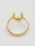 Lucky In Love Horseshoe Ring