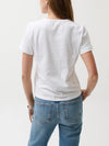 Alba Baby Tee in Le Blanc
