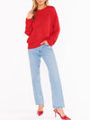 Feel Good Sweater in Red Knit