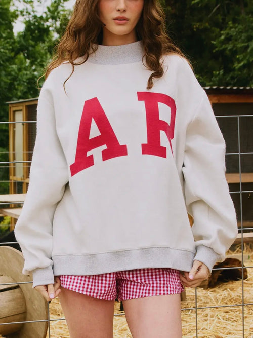 AR Reversible Sweatshirt in Grey