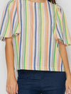 Mocktails on Monday Stripe Top in Multi