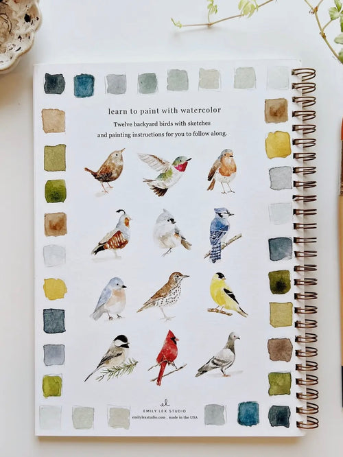 Birds Watercolor Workbook