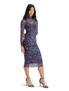 Vivienne Dress in Blue Multi