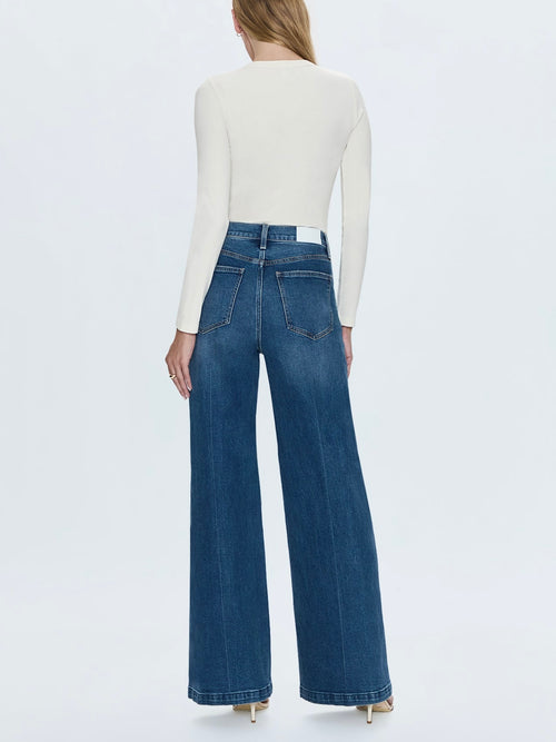 Lana High Rise Wide Leg Jean in Cider