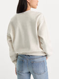 The Brushed Fleece Henley in Oatmeal