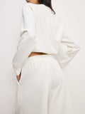 Air Soft Scuba Shorts in Cloud White