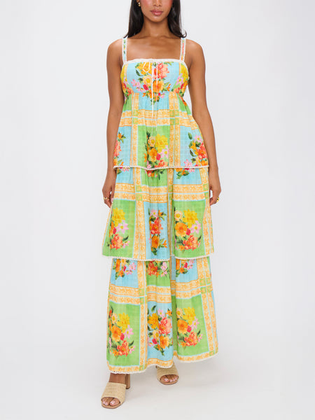 Peyton Midi Dress in Country Bouquet