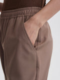 Oakland Turnup Taper Pant 25 in Taupe Stone