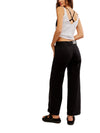 Benji Relaxed Wide Leg Jean in Thea Black