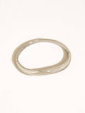 Mathieu Sculptural Bangle Bracelet in Silver