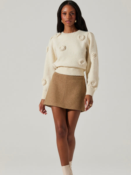 Wilessa Sweater in Cream