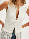 Twice As Nice Maxi Top in Ivory