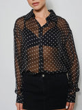 Doting On You Blouse in Black