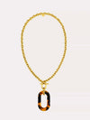 Tortoise Carabiner Necklace