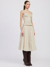 Rosalia Top in Ivory & Olive