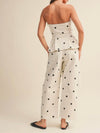 Spot The Difference Set in Ivory Polka Dot