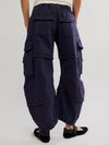 Reef Curved Cargo Twill Pant in Black