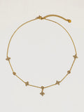 Aveline CZ Floral Chain Necklace
