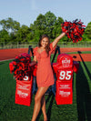 Pretty In Polka Dots Dress in Red