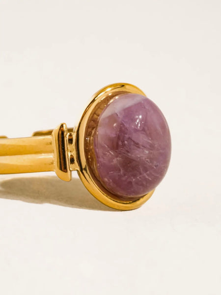 Jett Stone Ring in Purple