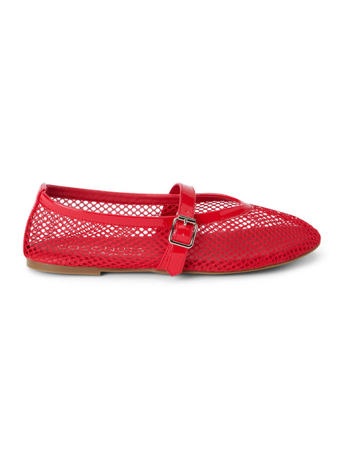 Nolita Ballet Flat in Red