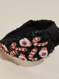 Candy Cane Lane Headband in Black