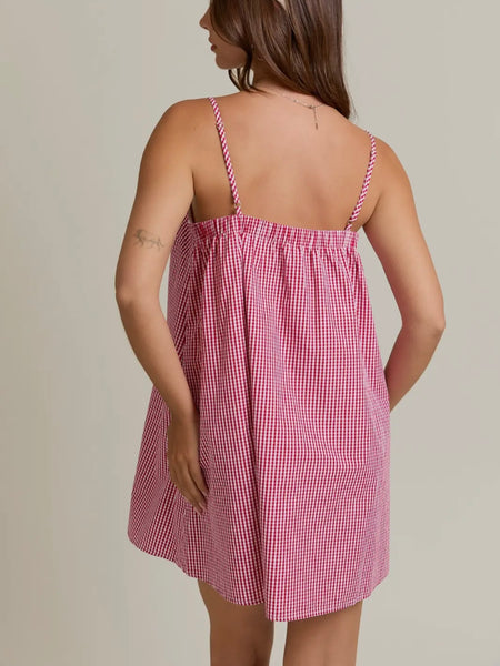 Pretty As A Picnic Dress in Red