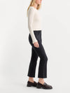 Soft Tech Good Legs Crop Mini Boot Jeans in Black442