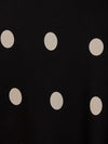 Dotted & Tee'd Skirt in Black