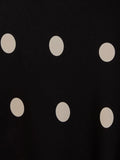 Dotted & Tee'd Skirt in Black