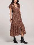 Sunraya Maxi Dress in Chestnut