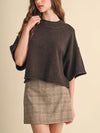 MOCKtauk Will Never Be The Same Sweater in Espresso