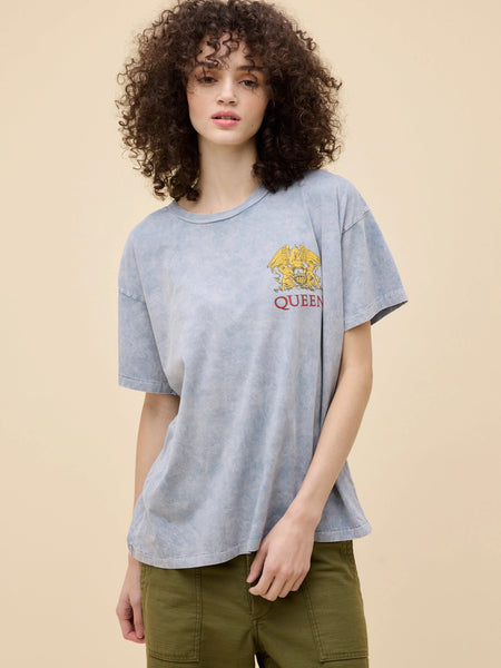Beach Boys Surf Patrol Boyfriend Tee in Dirty White