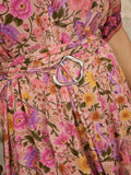 Swan Lake Mini Dress in Lilac Rose