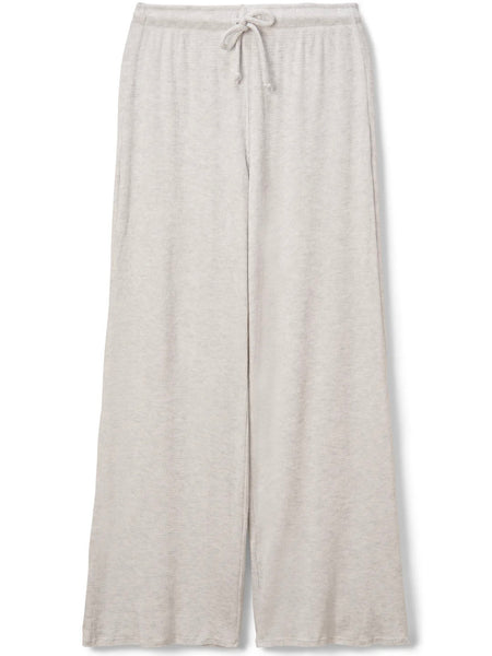 Maddie Waffle Drawstring Pant in Ash