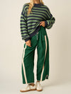 Right On Track Pant in Forest Green