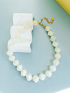Such A Lady Marble Necklace in Ivory