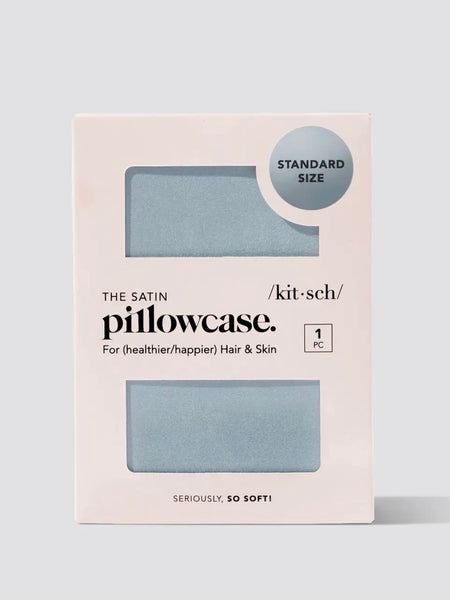 Standard Satin Pillowcase in Haze Blue