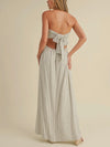Back To Bows Strapless Dress in Ivory