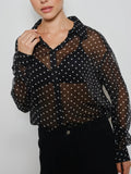 Doting On You Blouse in Black