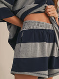 Take A Break Stripe Set in Navy Combo