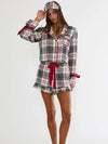 Aurora & Luna PJ Set in Frosted Pine Plaid