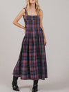 Plaid To The Bone Midi in Midnight Mix